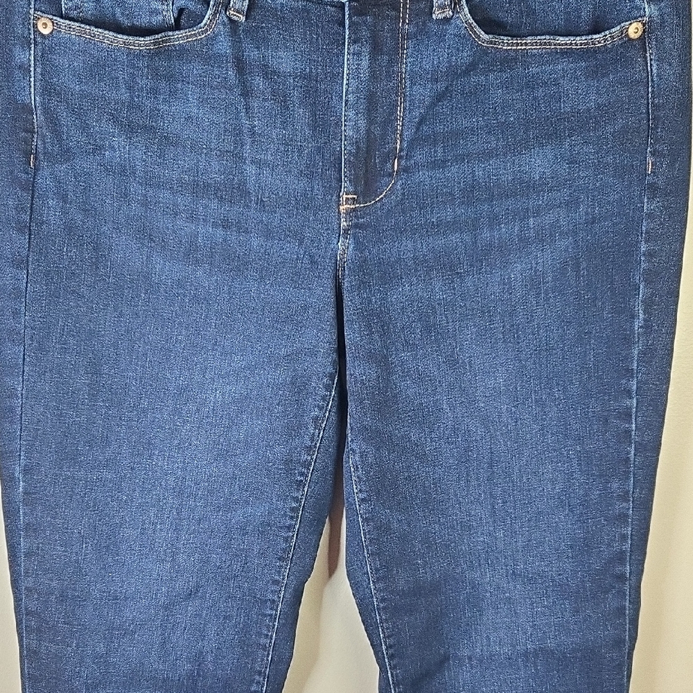 J. Jill Women’s Size 6 Boyfriend Straight Leg Mid-Rise Stretch Denim Jeans - Picture 3 of 14